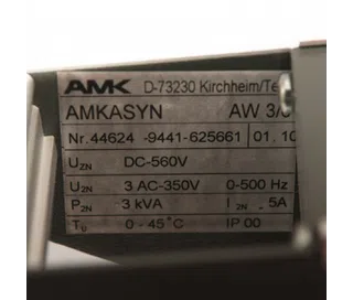 AMK AMKASYN AW3/6 servo drive_4